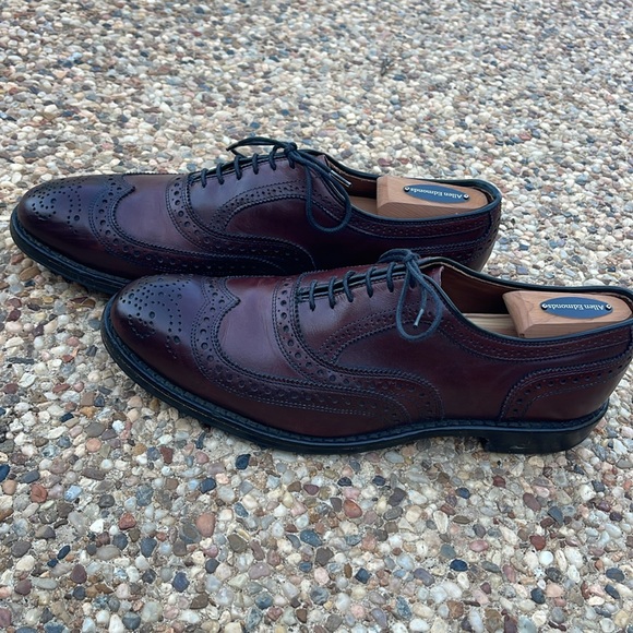 Allen Edmonds MacAllister burgundy leather wingtips - “tap” soles - 10D - Picture 4 of 4